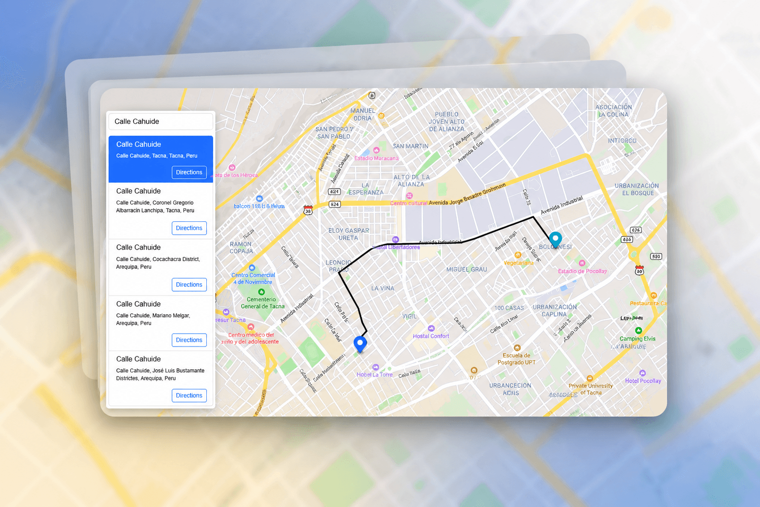 Map Vue